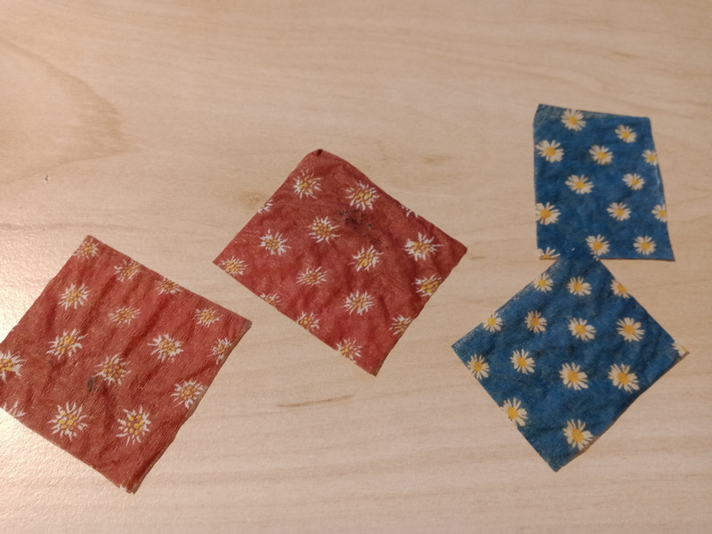 ausgeschnittene Taschentücher