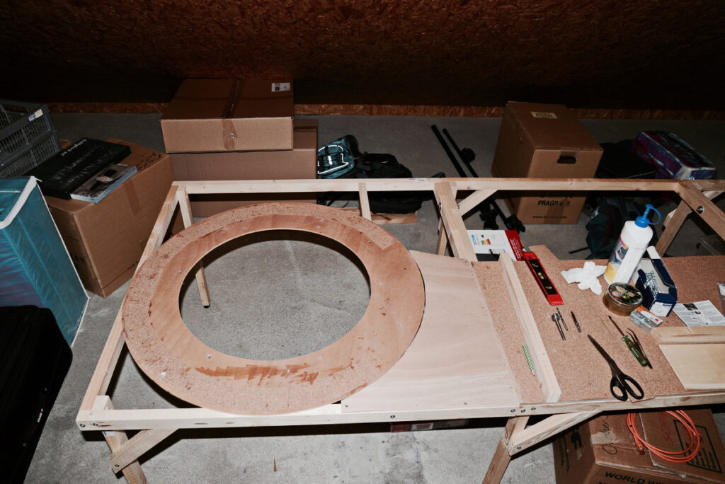 Kehrschleife Holztrassée